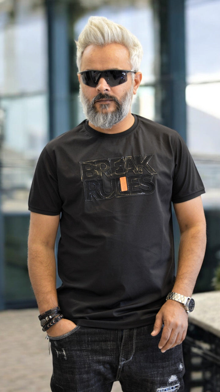 Men's Black Partywear T-Shirts Premium Quality Online – Shortcut