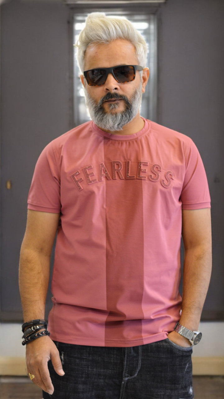 Men's T-shirt , PinkColor half Sleeve Party wear Imported T-shirt , Designer men's T-shirt