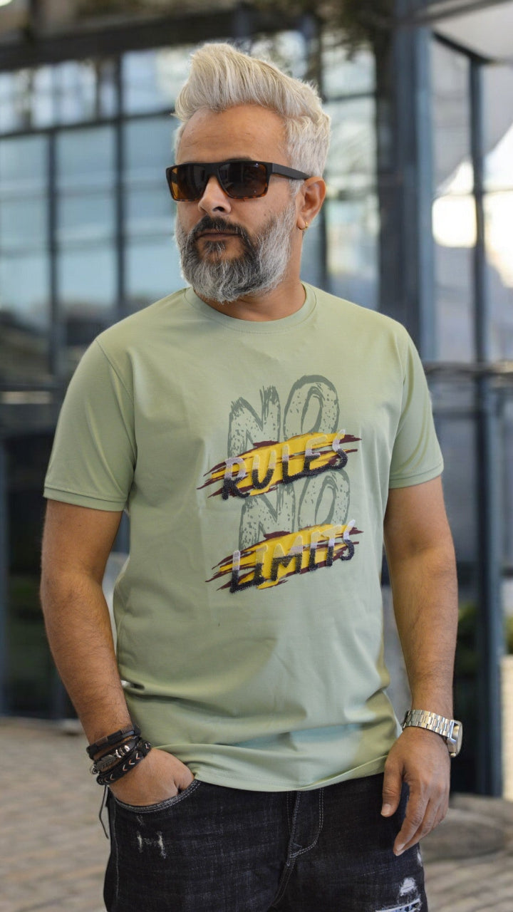 Men's round neck party wear designer t-shirt  2