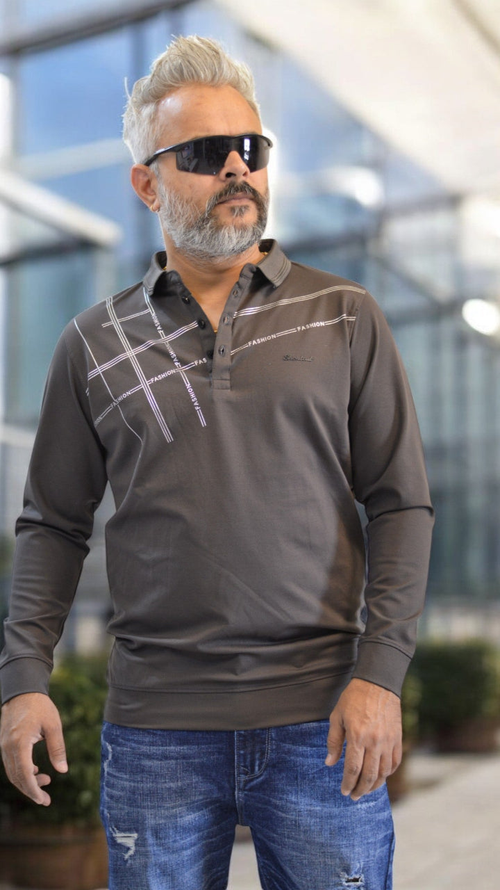 Polo T shirt for men Full Sleeve imported material