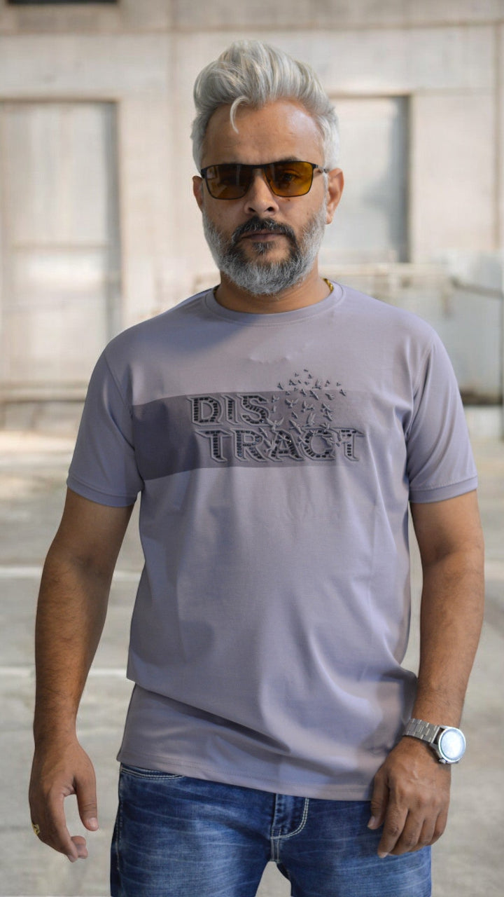 Shortcut Imported Men's Regular Fit T-Shirt #Shortcutwear #shortcuttshirts Lavender Distract