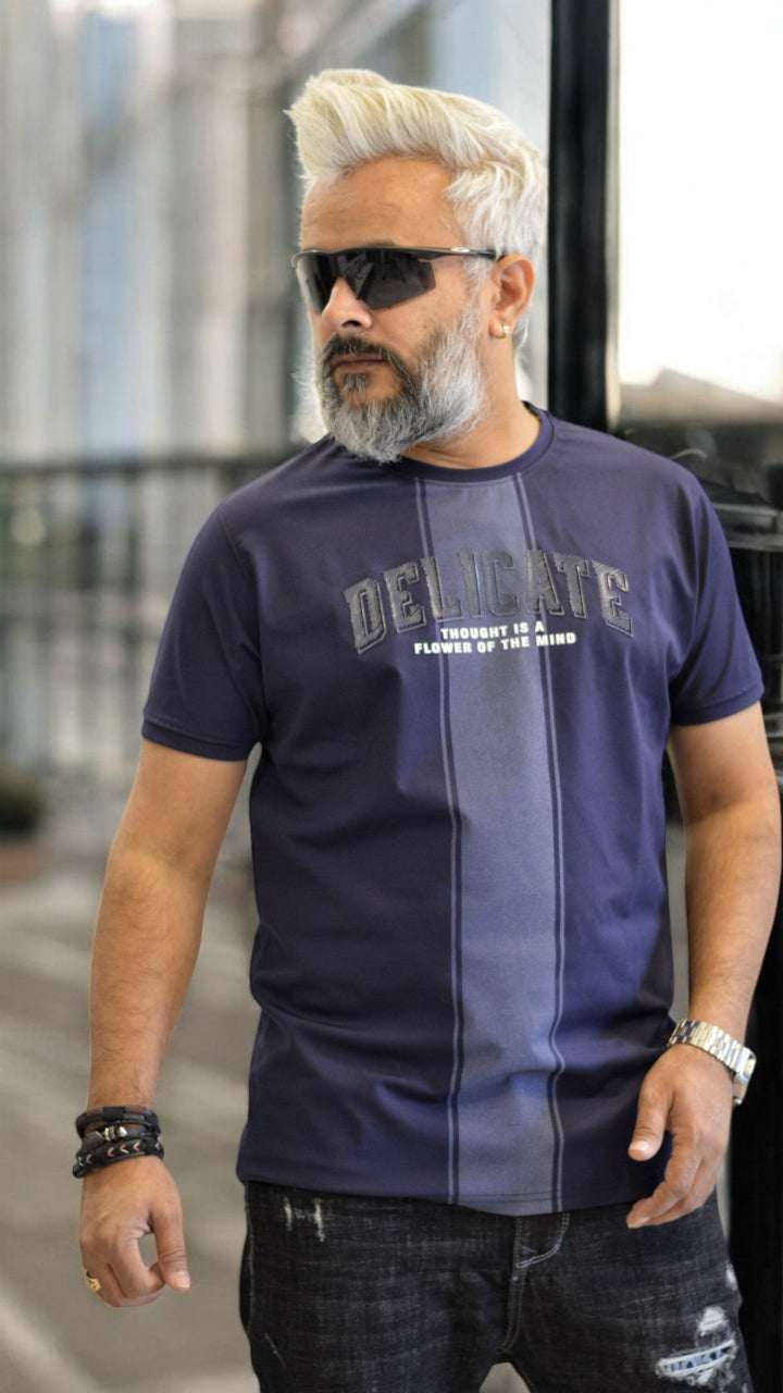 Shortcut Imported Men's Regular Fit T-Shirt #Shortcutwear #shortcuttshirts Blue Delicate